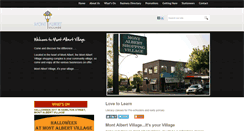 Desktop Screenshot of montalbertvillage.com.au